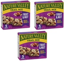 Nature Valley Chewy Trail Mix Fruit and Nut Granola Bars, 175g (3 Pack)