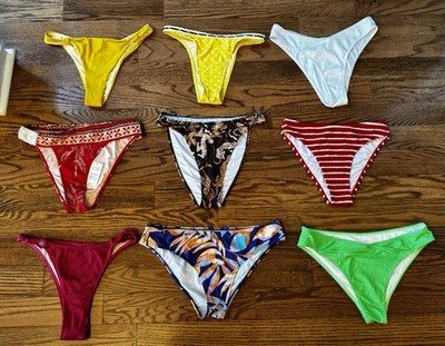 New Lot Of 9 Woman s Bathing Suit Bottoms