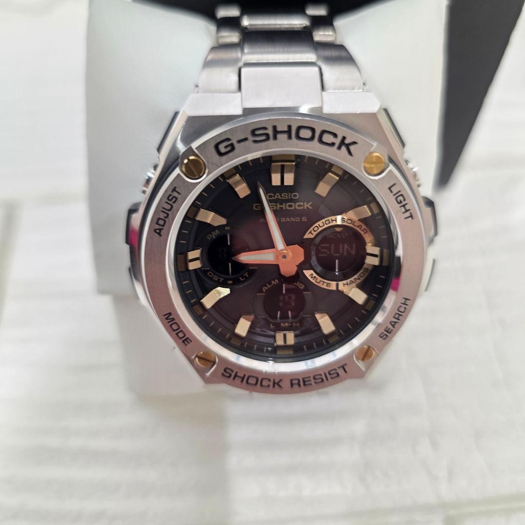 CASIO G-SHOCK G-STEEL GST-W110D-1A9JF black gold Men's Watch Metal