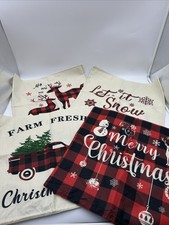 Christmas Pillow Cover 18x18, Set Of 4