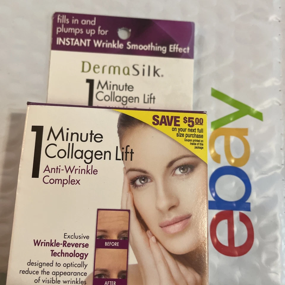 DERMA SILK 1 MINUTO COLÁGENO ELEVADOR COLÁGENO REFORÇO dermasilk 1 pacote 0,25 oz - Imagem 2 de 4