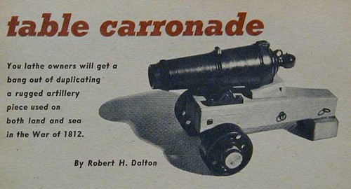 Carronade War of 1812 Cannon 32 pounder How-To build PLANS