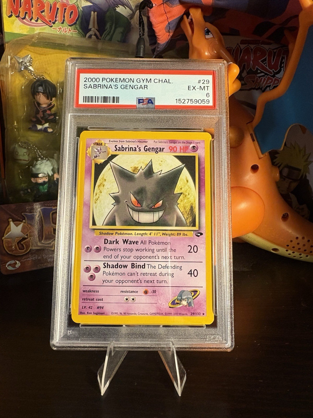 2000 Pokémon Gym Challenge – Sabrina's Gengar Rare #29/132 | PSA 6 EX-MT
