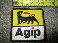 Cool original 70s-80s vintage Ferrari AGIP Oil F1 Cloth Patch suit jacket type 3