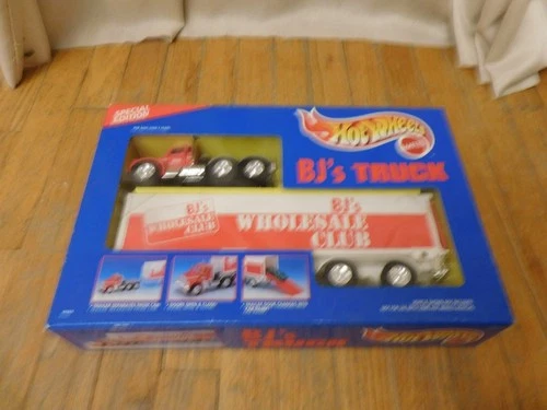 Vintage 1995 Mattel Hot Wheels BJ's Wholesale Club Diecast Truck NRFB MIB