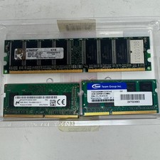 Kingston DDR, Micron DDR4, Teamgroup DDR3 RAM Lot - 1GB, 4GB, 4GB Modules