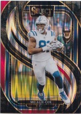 2024 Panini Select - Premier Level Mo Alie-Cox #184 Blue & Red Shock - Colts
