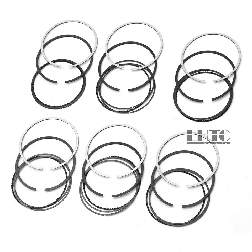 Engine Piston Rings Set STD For BMW 128i 330i 530i E90 E91 E60 E70 N52B30 3.0 - Image 2 of 4