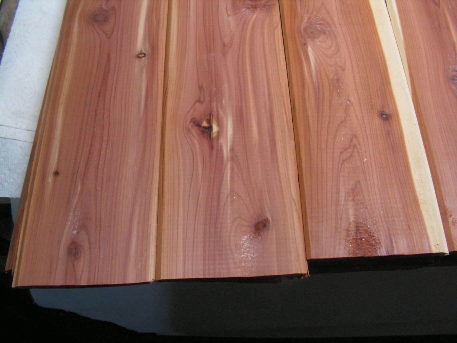 Cedar Closet Liner Planks Group of 24 Tongue And Groove Aromatic 16" x 3 1/2"+