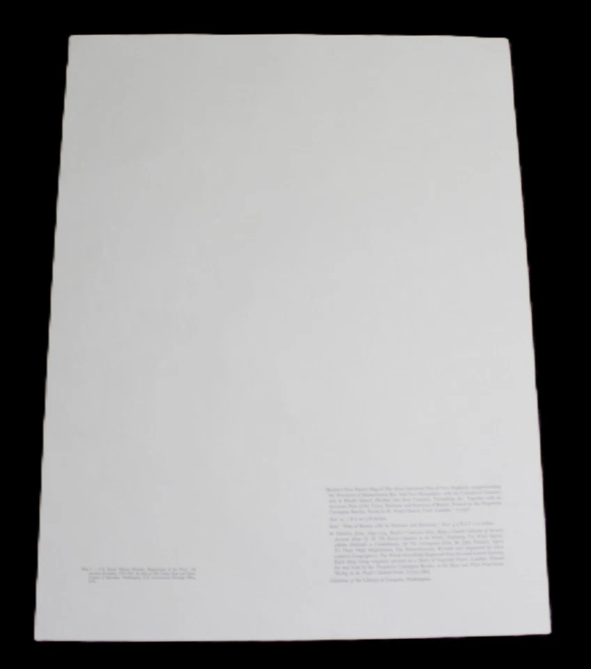 NEW ENGLAND COLONIES MAP 1775 BY THE U.S. DEPARTMENT OF THE NAVY (1972) - Image 4 of 4