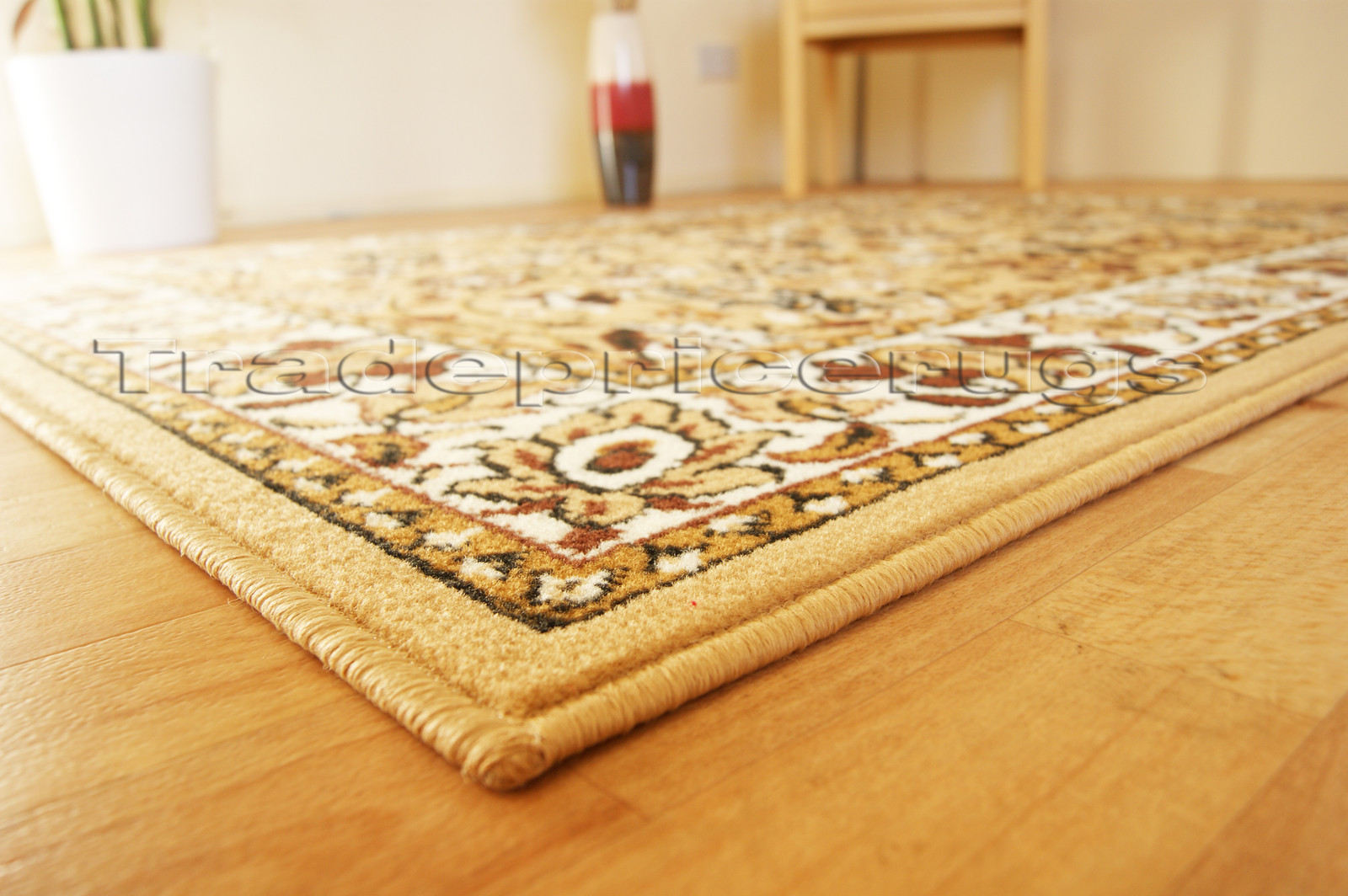 SMALL EXTRA LARGE BEIGE TRADITIONAL CLASSIC PATTERNED CHEAP BUDGET