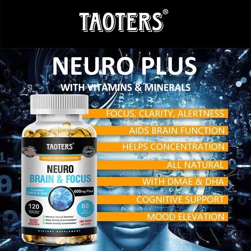 Neuro Brain & Focus 600mg - Capsule per concentrazione foto 6