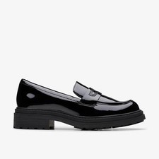 Clarks Women Orinoco3 Edge Black Patent Leather 26183173