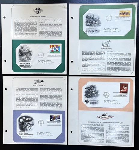 Postal Commemorative Society US FDCs-1969-1974 Collector's Book - 46 Covers - Picture 10 of 18