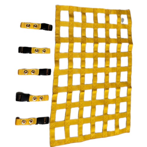 Window Net Safety Racing Car off Road Nylon Webbing Cage Mesh Stock with 5 strap - Picture 5 of 5