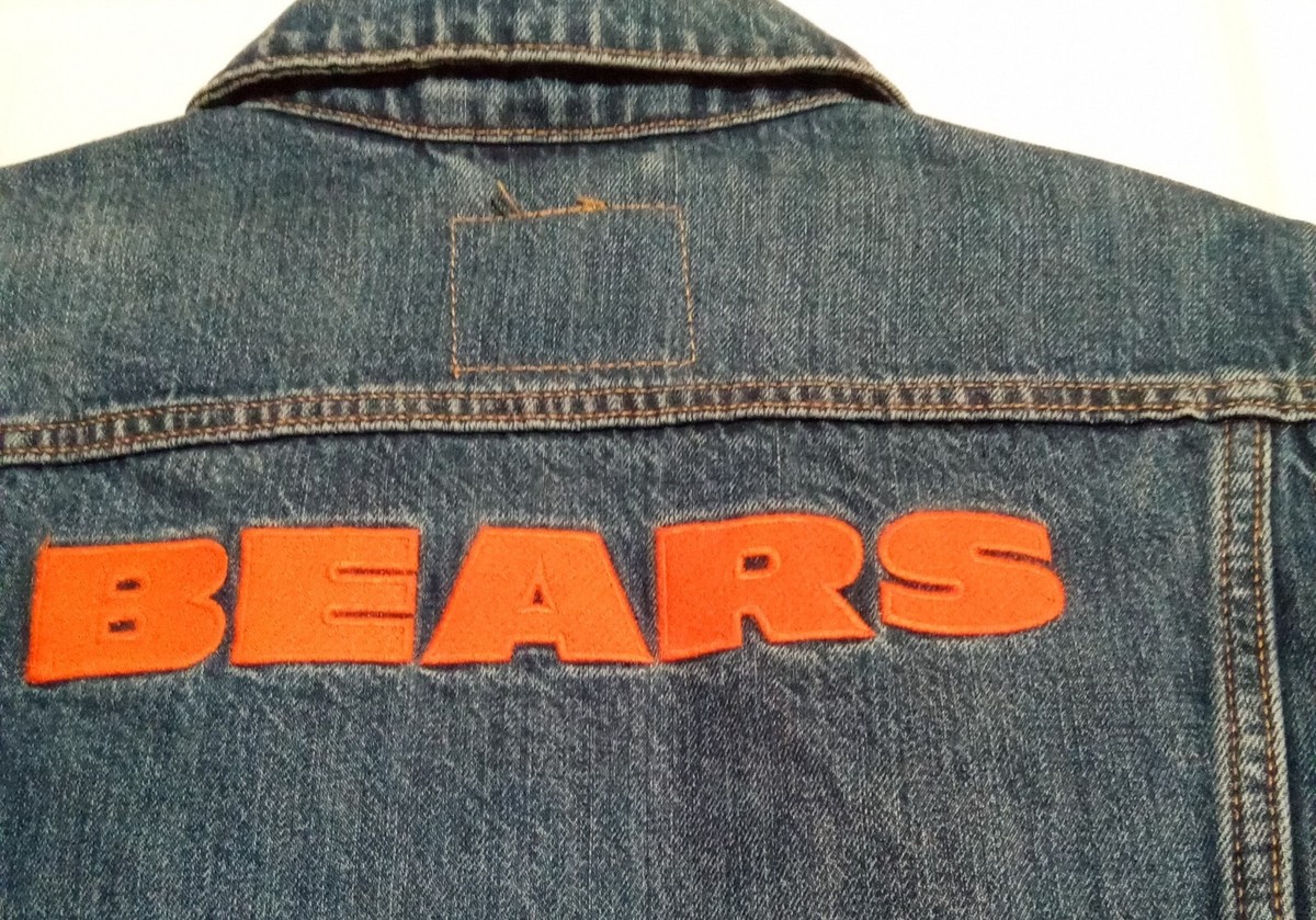 Levi's Chicago Bears Denim Jacket Youth Large | eBay