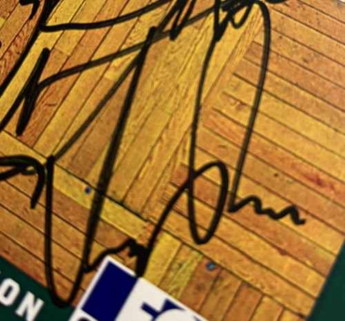 Boston Celtics Circa 2000 Signed 8x10 Pre-Game In-Person Team Auto Paul Pierce + - Picture 11 of 12