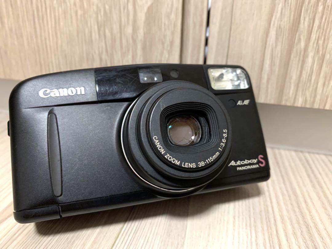 【完動品】Canon Autoboy S PANORAMA black Canon Autoboy S PANORAMA Ai AF Black 38-115mm F3.6-8.5