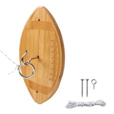 Football Hook and Ring Toss Game Set. Indoor/Outdoor Ring Toss Family Party Game
