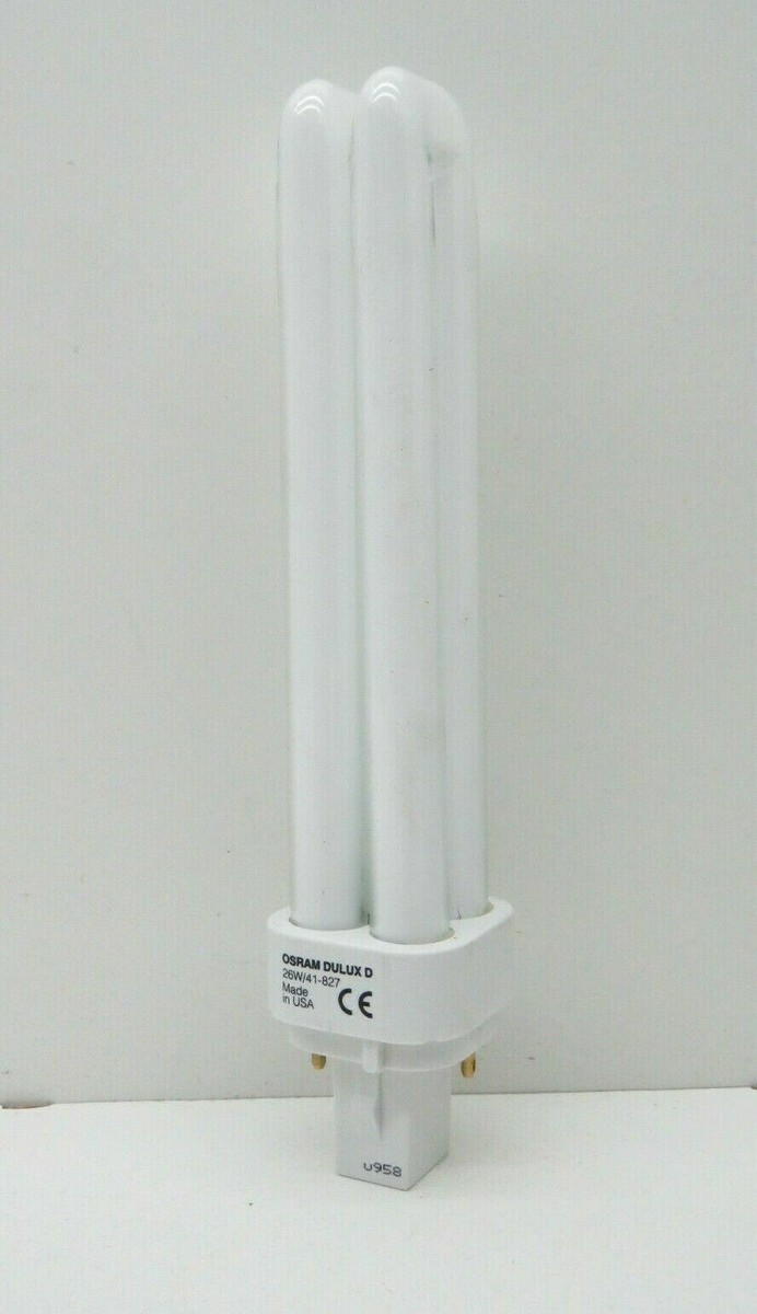 Lampada Fluorescente Osram Dulux D 26W - Luce Calda 2700K, Attacco G24d - Foto 2