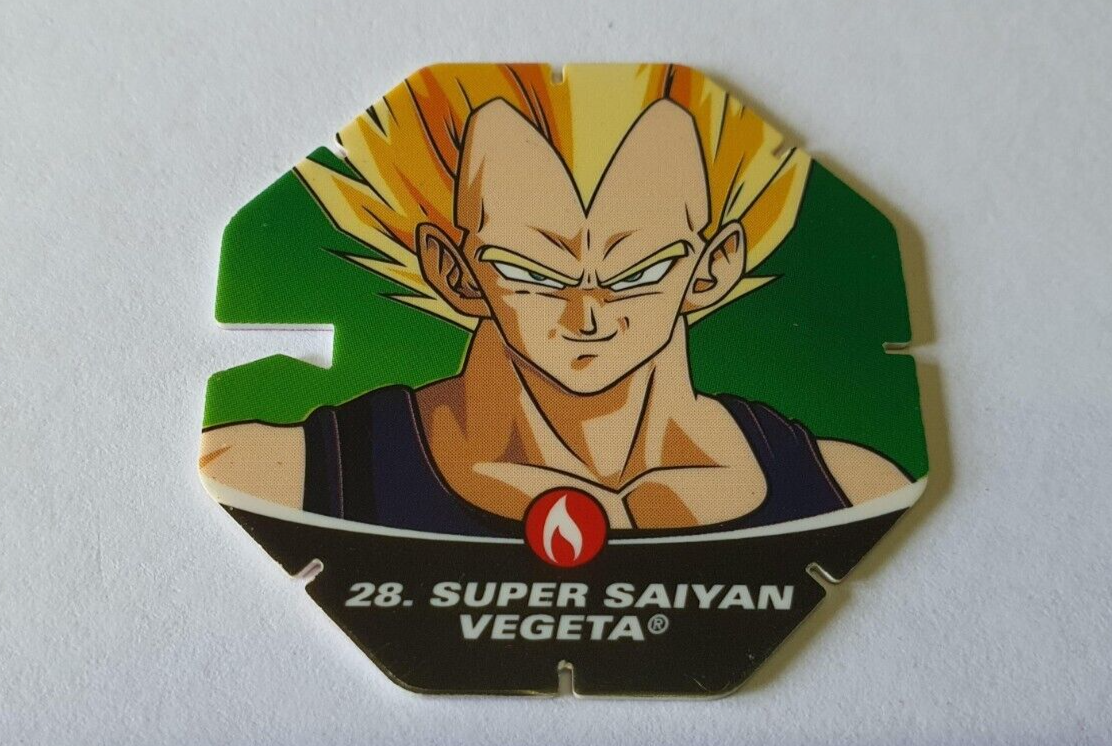 Dragon Ball Z Tazo/dizk 2001 Series 2 28 Super Saiyan Vegeta eBay