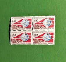 1966 FRANCE Y&T  1488 CONGRES INTERNATIONAL DES CHEMINS DE FER  BLOC DE 4  TTB
