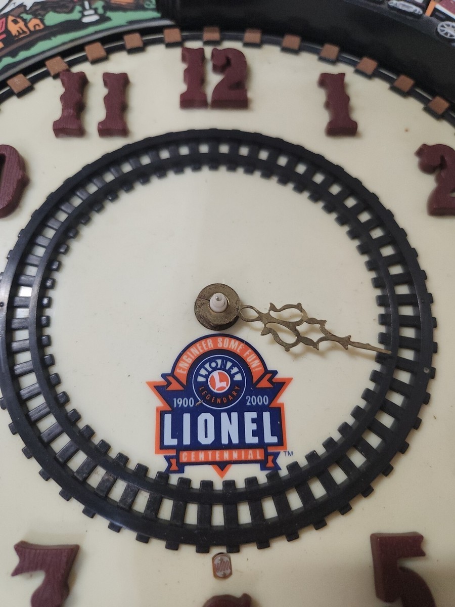 Lionel Train Wall Clock 100th Anniversary Edition For PARTS Read