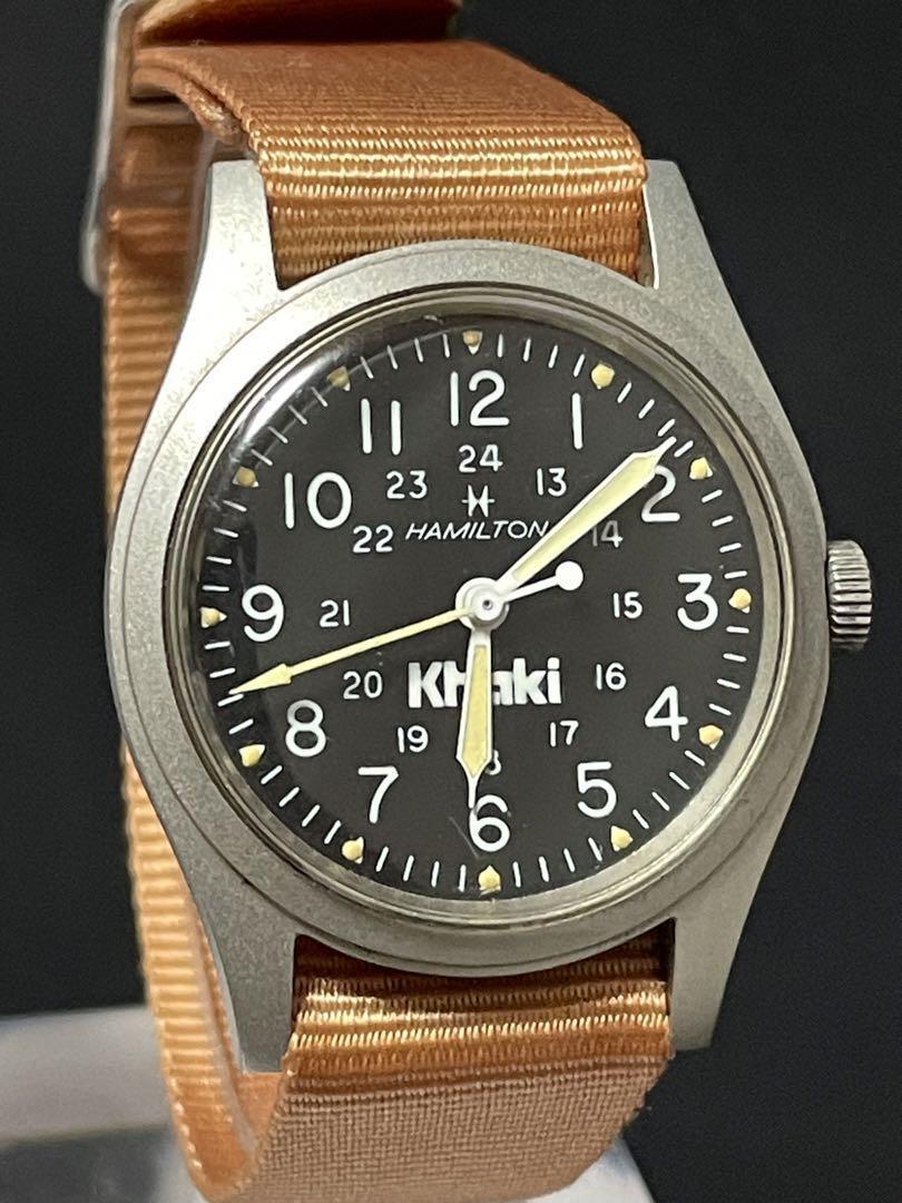 Hamilton Khaki 921980 Men's Watch 17 Jewels Khaki Band Hand Hamilton Khaki 921980 Men's Watch 17 Jewels Khaki Band Hand