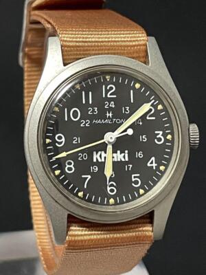 Hamilton Khaki 921980 Men's Watch 17 Jewels Khaki Band Hand