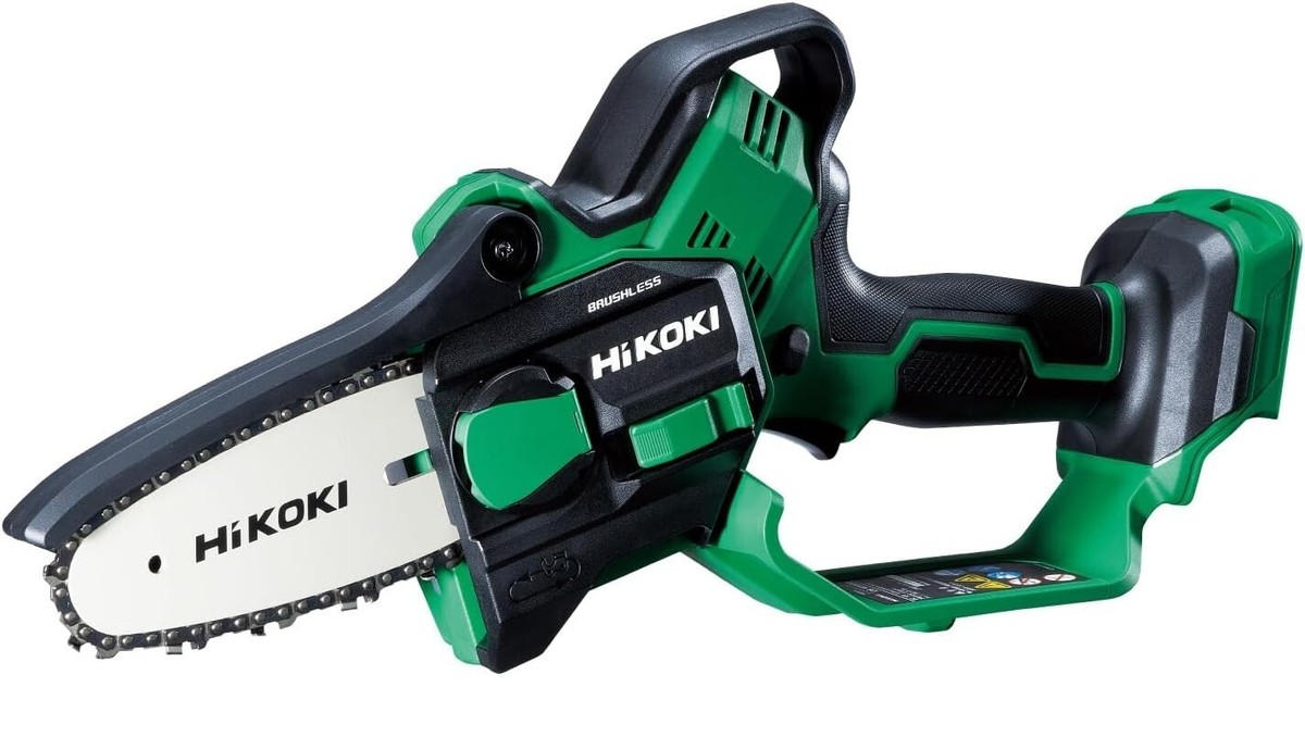 HIKOKI 18V CORDLESS MINI CHAIN SAW (100mm) BODY ONLY HIKOKI 18V CORDLESS MINI CHAIN SAW (100mm) BODY ONLY