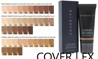 COVER FX Natural Finish Foundation, 1 fl. oz. NIB you select