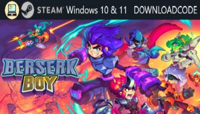 NEU PC Computer Spiel Berserk Boy für Windows 10 11 STEAM Download Code Game Key