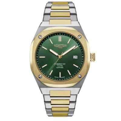 Roamer Men Watch Analog Quartz 854833 47 75 50 Stingray R7 Stainless Steel