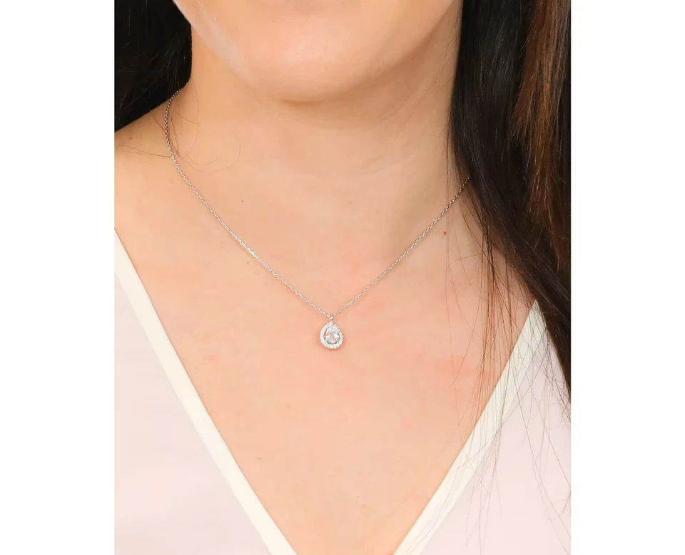 MABINA GIOIELLI  DROP  COLLANA  PUNTO LUCE  REFERENZA  553179   ARGENTO 925 - Immagine 2 di 3