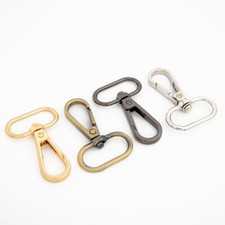 10pcs Metal Swivel Snap Hook Trigger Clasps Clip for Diy Craft Bag Strap Webbing