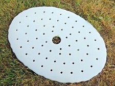 Ancienne Plaque égouttoir porcelaine plat Fraise Asperge Présentation Fromage 