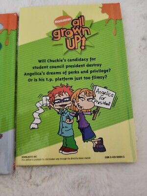 Nick Zone Scholastic Vintage Hardcover book Lot of 3, Rugrats All