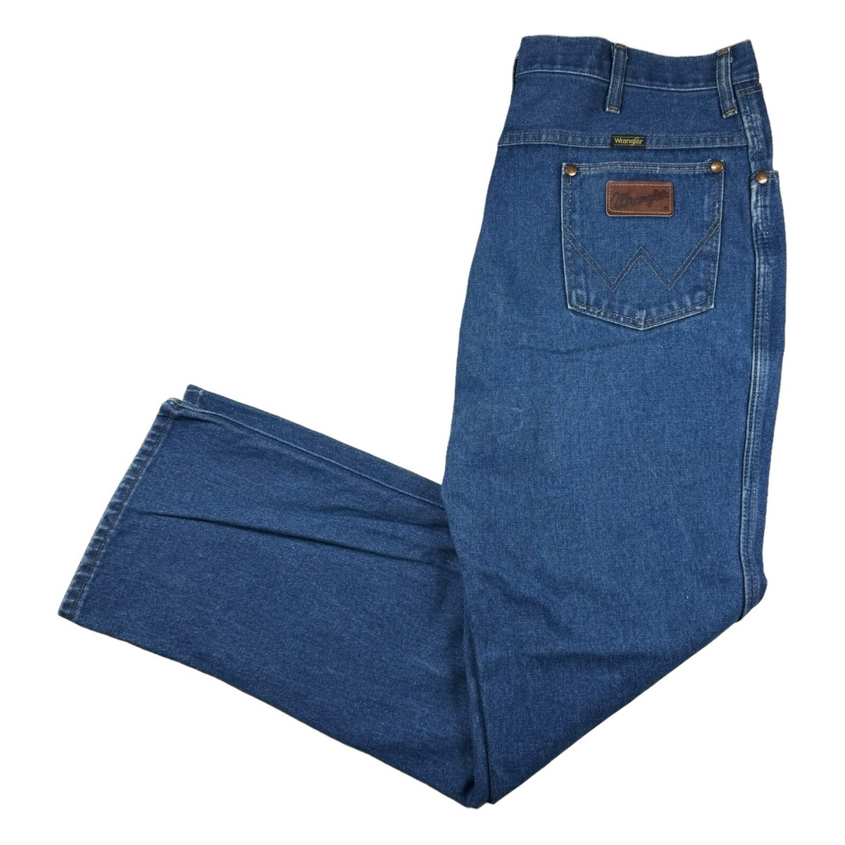 ?? Vintage Wrangler 912PW Regular Fit Blue Denim Jeans Sz 38 X 