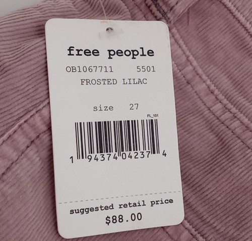 Free People Cordhose Damen 27 Sonnenjäger dünne Kordel mattiert lila - Bild 15 von 15