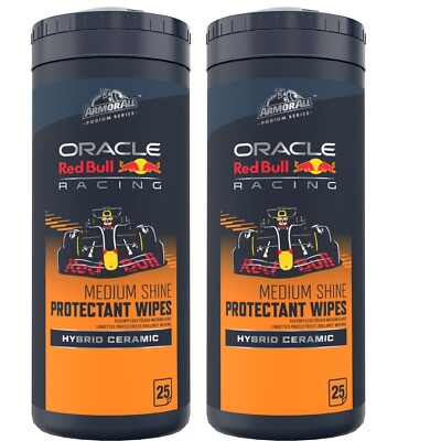 2 x Armor All Podium Series Hybrid Ceramic Protectant Medium Shine 24 Wipes