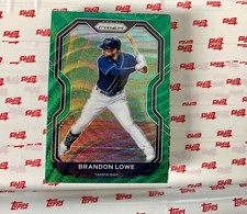 2021 Prizm Baseball No 38 AUSTIN MEADOWS Green Wave Prizm Tampa Bay Rays