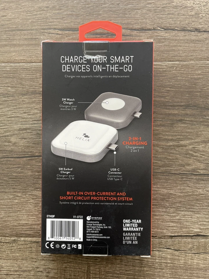 Cargador Portátil para Apple Watch,Cargador Inalámbrico Magnético iWatch - Totalmente Nuevo Foto 3 de 3