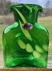 Blenko Glass MINI Water Bottle  384M - Special Edition - Gamma Ray