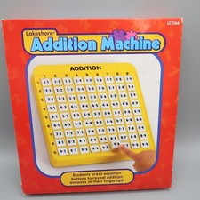 Math Machine Addition Keyboard Press  See Lakeshore Teaching Tool Home School