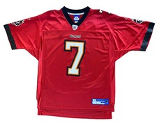 Reebok Buccaneers NFL Jersey Shirt #7 Leftwich Players Inc Onfield Size Large 