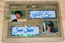 2008 Just Minors Dual Signatures GOLD Andrew Bailey Javier Herrera Auto /10