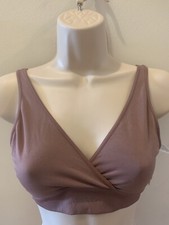 H&M 2x Mama Nursing Seamless Bralette Plum Black Small BNWT 