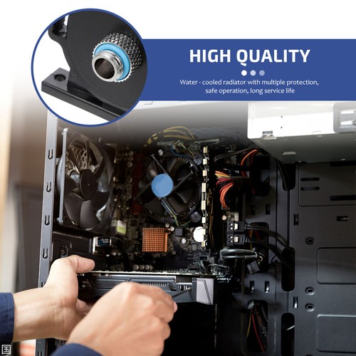 Water Cooler Tank Acrylic Cylinder Reservoir Computer Liquid Cooling - Afbeelding 8 van 12