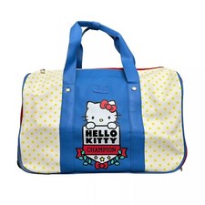 Sanrio Hello Kitty Champion Rolling Duffle Luggage Carry-On Travel Bag NEW