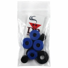 Dimebag Hardware BUSHING REBUILD KIT for 2 Skateboard Trucks BLUE 88A